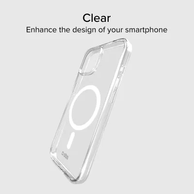 SBS - Puzdro Light Mag kompatibilné s MagSafe pre iPhone 14/13, transparentná