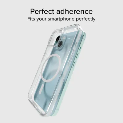 SBS - Puzdro Light Mag kompatibilné s MagSafe pre iPhone 15, transparentná