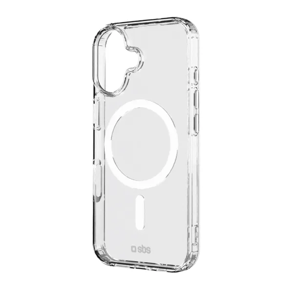 SBS - Puzdro Light Mag kompatibilné s MagSafe pre iPhone 17, transparentná