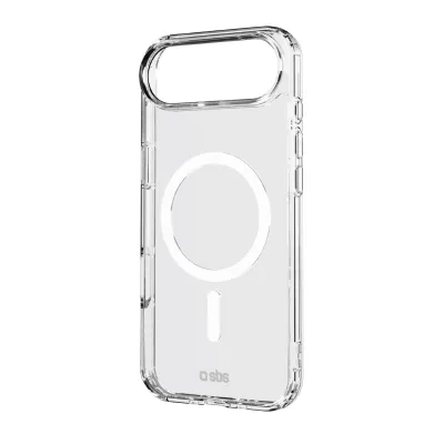 SBS - Puzdro Light Mag kompatibilné s MagSafe pre iPhone 17 Air, transparentná