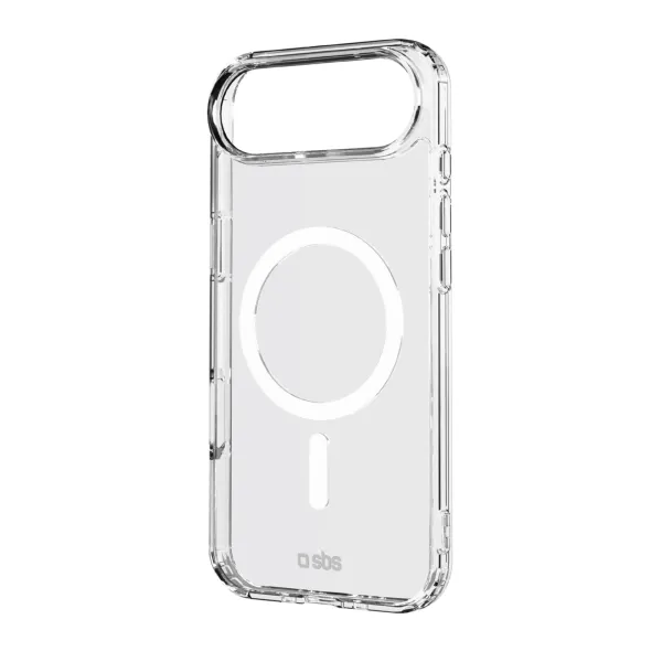 SBS - Puzdro Light Mag kompatibilné s MagSafe pre iPhone 17 Air, transparentná