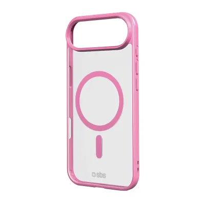 SBS - Puzdro Mag Frame kompatibilné s MagSafe pre iPhone 17 Air, ružová