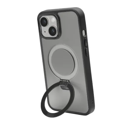 SBS - Puzdro Mag Stand pre iPhone 15 Pro, čierna