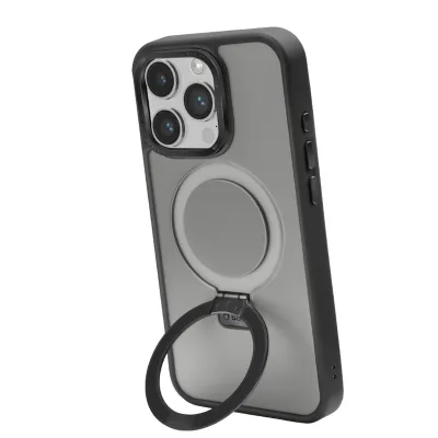 SBS - Puzdro Mag Stand pre iPhone 15 Pro, čierna
