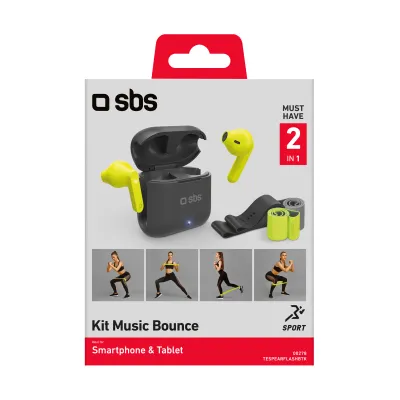 SBS - Súprava Music Bounce, čierna