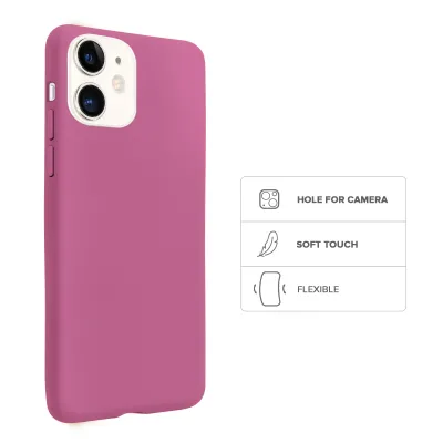 SBS - Puzdro Rainbow pre iPhone 12/12 Pro, fuchsia
