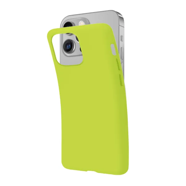 SBS - Puzdro Rainbow pre iPhone 12 Pro Max, acid green