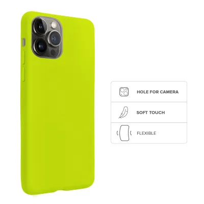 SBS - Puzdro Rainbow pre iPhone 12 Pro Max, acid green