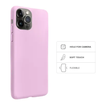 SBS - Puzdro Rainbow pre iPhone 13 Pro, svetlá ružová