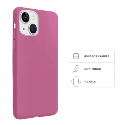 SBS - Puzdro Rainbow pre iPhone 14, fuchsia