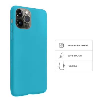 SBS - Puzdro Rainbow pre iPhone 14 Pro Max, aquamarine