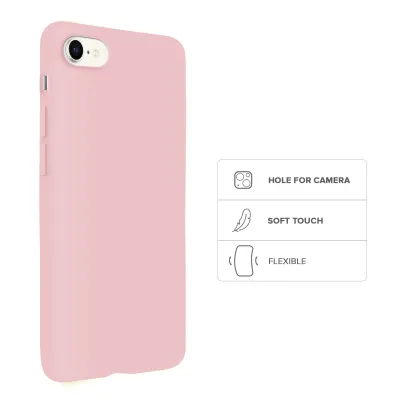SBS - Puzdro Rainbow pre iPhone SE 2022/SE 2020/8/7, powder