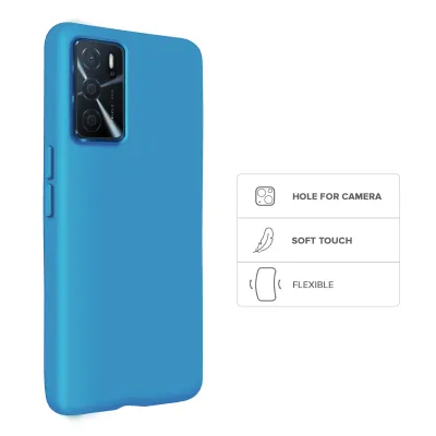 SBS - Puzdro Rainbow pre OPPO A16/A16s/A54 4G, cerulean