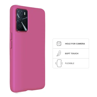 SBS - Puzdro Rainbow pre OPPO A16/A16s/A54 4G, fuchsia
