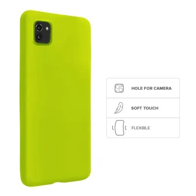 SBS - Puzdro Rainbow pre Samsung Galaxy A03, acid green