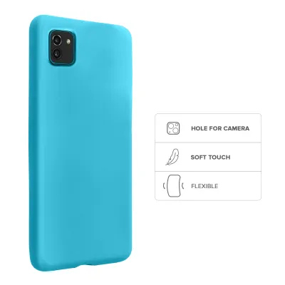 SBS - Puzdro Rainbow pre Samsung Galaxy A03, aquamarine