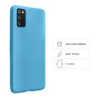 SBS - Puzdro Rainbow pre Samsung Galaxy A03s, cerulean