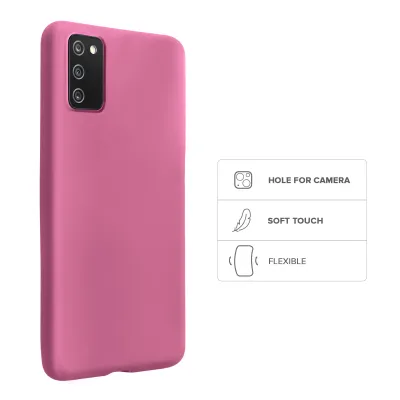 SBS - Puzdro Rainbow pre Samsung Galaxy A03s, fuchsia