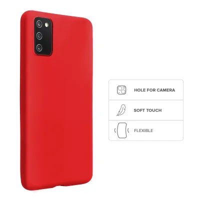 SBS - Puzdro Rainbow pre Samsung Galaxy A03s, červená