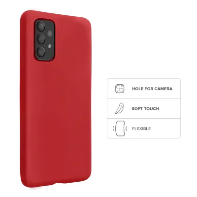SBS - Puzdro Rainbow pre Samsung Galaxy A53 5G, červená