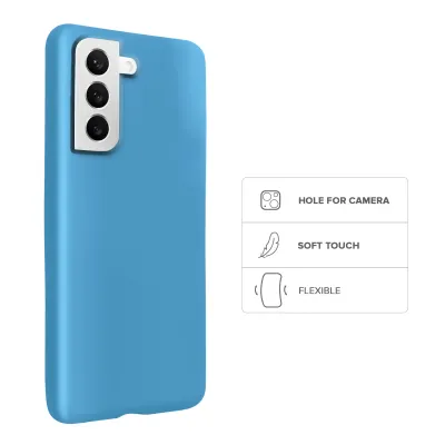 SBS - Puzdro Rainbow pre Samsung Galaxy S22, cerulean