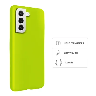 SBS - Puzdro Rainbow pre Samsung Galaxy S22+, acid green