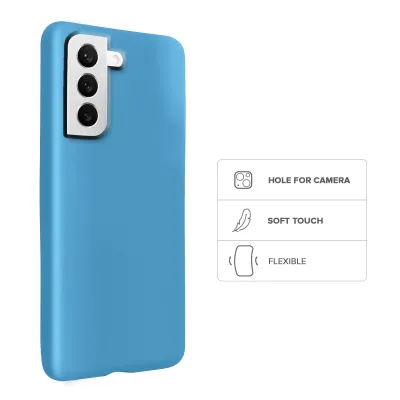SBS - Puzdro Rainbow pre Samsung Galaxy S22+, cerulean