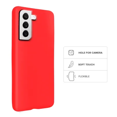 SBS - Puzdro Rainbow pre Samsung Galaxy S22+, červená