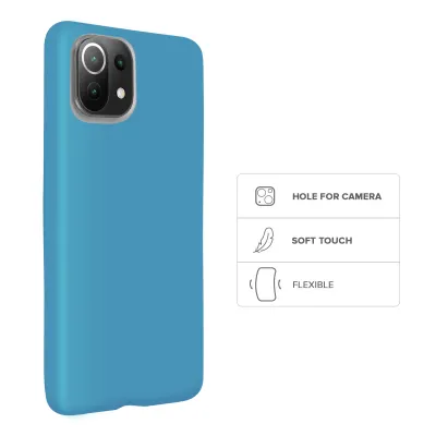 SBS - Puzdro Rainbow pre Xiaomi Mi 11 Lite/Mi 11 Lite NE, cerulean