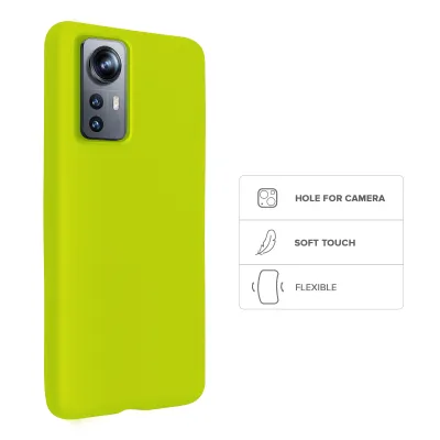 SBS - Puzdro Rainbow pre Xiaomi 12, acid green