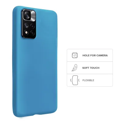 SBS - Puzdro Rainbow pre Xiaomi Redmi Note 11, cerulean
