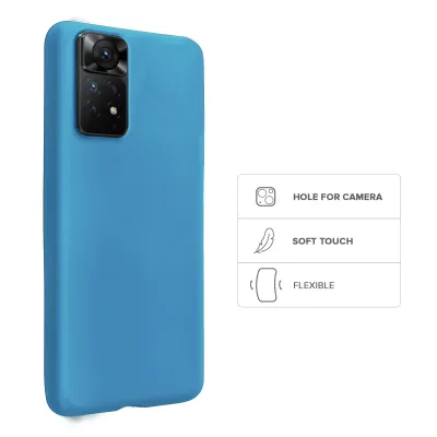 SBS - Puzdro Rainbow pre Xiaomi Redmi Note 11 Pro/Note 11 Pro Plus, cerulean