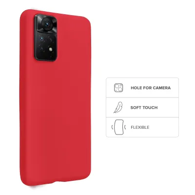 SBS - Puzdro Rainbow pre Xiaomi Redmi Note 11 Pro/Note 11 Pro Plus, červená