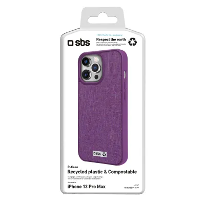 SBS - Puzdro R-Case pre iPhone 13 Pro Max, recyklované, fialová