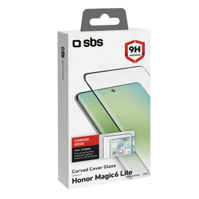 SBS - Tvrdené sklo 4D Full Glass pre Honor Magic6 Lite, čierna