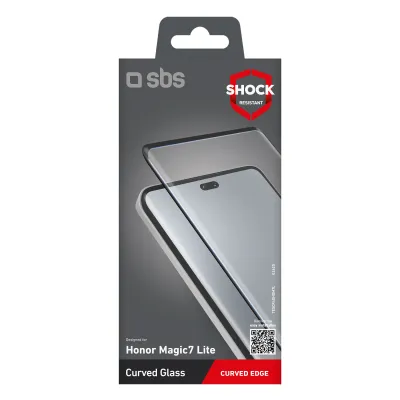 SBS - Tvrdené sklo 4D Full Glass pre Honor Magic7 Lite, čierna