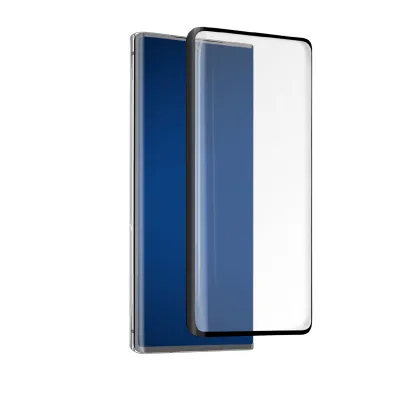 SBS - Tvrdené sklo 4D Full Glass pre Galaxy Note20 Ultra, čierna