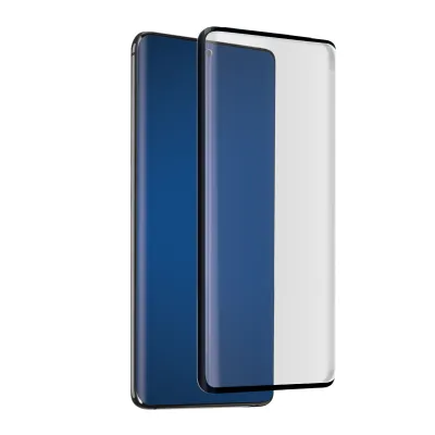 SBS - Tvrdené sklo 4D Full Glass pre Samsung Galaxy S21 Ultra, čierna