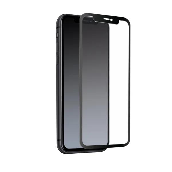 SBS - Tvrdené sklo 4D Full Glass pre iPhone 11/XR, čierna