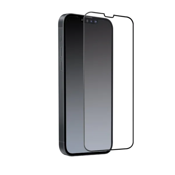 SBS - Tvrdené sklo Full Cover pre iPhone 17e/16e/14/13 Pro/13, čierna