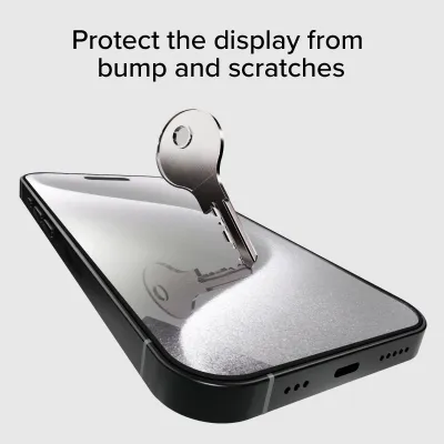 SBS - Tvrdené sklo Full Cover pre iPhone 15 Pro, čierna