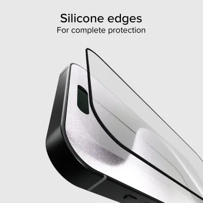 SBS - Tvrdené sklo Full Cover pre iPhone 15 Pro, čierna