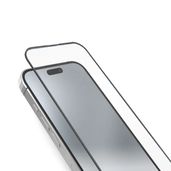SBS - Tvrdené sklo Full Cover pre iPhone 15 Pro Max, čierna