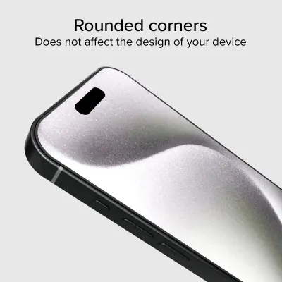 SBS - Tvrdené sklo Full Cover pre iPhone 15 Pro Max, čierna