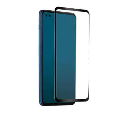 SBS - Tvrdené sklo Full Cover pre Motorola Moto G100, čierna