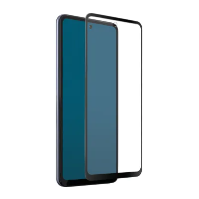 SBS - Tvrdené sklo Full Cover pre Motorola Moto G60/G60s/G51, čierna