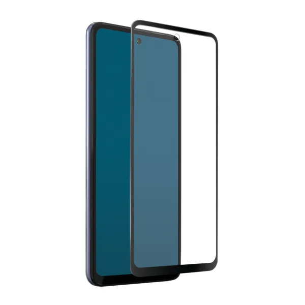 SBS - Tvrdené sklo Full Cover pre Motorola Moto G60/G60s/G51, čierna