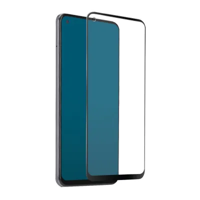 SBS - Tvrdené sklo 4D Full Glass pre Realme 8i, čierna