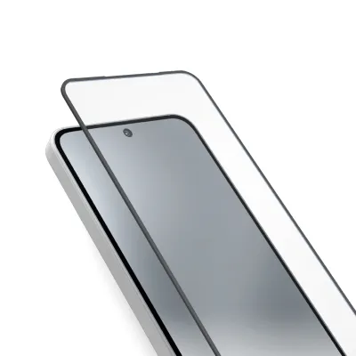 SBS - Tvrdené sklo Full Cover pre Samsung Galaxy A57, čierna