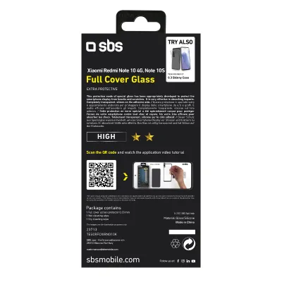 SBS - Tvrdené sklo Full Cover pre TCL 20 Lite, čierna